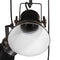 Hanglamp 25 W E27 30x30x100 cm zwart