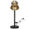 Bureaulamp 25 W E27 17x17x60 cm antiek messingkleurig