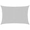 Zonnezeil 5x3,5 m 100% polyester oxford lichtgrijs