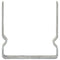 Grondankers 2 st 14x6x15 cm gegalvaniseerd staal zilverkleurig
