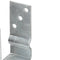 Grondankers 2 st 14x6x15 cm gegalvaniseerd staal zilverkleurig