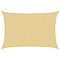 Zonnezeil 5x3 m 100% polyester oxford zandkleurig