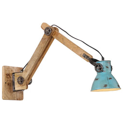 Wandlamp 25 W E27 96x15x20 cm verweerd blauw