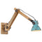 Wandlamp 25 W E27 96x15x20 cm verweerd blauw