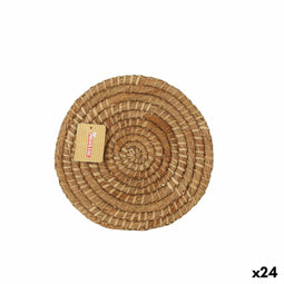 Placemat Privilege vlechtwerk Ø 25 cm (24 Stuks)
