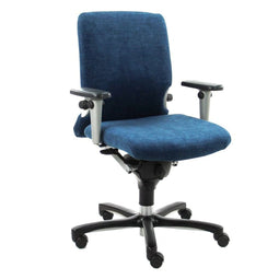 Gerestaureerde Bureaustoel Denim Jeans Ergonomisch Comforto 77 NPR1813
