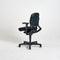 Gerestaureerde bureaustoel Ergonomisch Design Ahrend 230 'Lage Rug' Zwart/Zwart