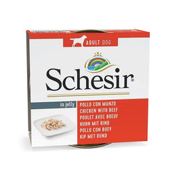 SCHESIR in jelly Chicken with beef - nat hondenvoer - 150 g