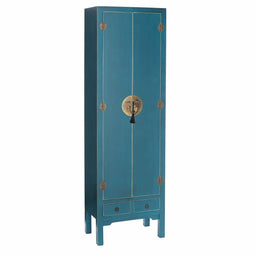 Kast ORIENTE Blauw Ijzer DMF 55 x 33 x 185 cm