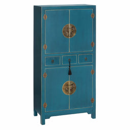 Dientafel ORIENTE 63 x 33 x 131 cm Blauw DMF