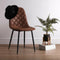 Stoel Versa Serena Bruin 53 x 88 x 43,5 cm (4 Stuks)