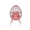 Tuinstoel DKD Home Decor 90 x 65 x 151 cm Metaal Terra cotta Synthetische rotan
