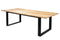 Yoi - Kaihou table 240x100cm. alu black/teak