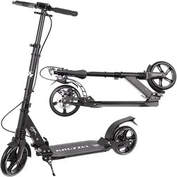 Stuntstep - 90-105 cm - opvouwbaar - zwart