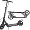 Stuntstep - 90-105 cm - opvouwbaar - zwart