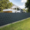 Vlechtband - tuinafscheiding - antraciet - 19x260 cm