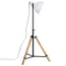 Vloerlamp 25 W E27 75x75x90-150 cm wit