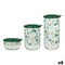Set van Potjes LAV Tropical Summer Kristal 3 Onderdelen (6 Stuks)