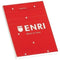 Schrijfblok ENRI Rood A4 80 Lakens 4 mm (5 Stuks)