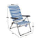 Strandstoel Color Baby 61 x 63 x 93 cm Wit Marineblauw
