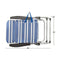 Strandstoel Color Baby 61 x 63 x 93 cm Wit Marineblauw