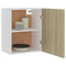 Hangkast 50x31x60 cm bewerkt hout sonoma eikenkleurig