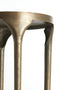 Light&living Bijzettafel S/2 Ø40x46+Ø36x52 cm LAPAZ antiek brons+taupe
