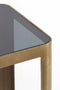 Light&living Bijzettafel S/2 30x30x40+45x45x50 cm OXE ant. br+smoke gl.