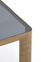 Light&living Bijzettafel S/2 30x30x40+45x45x50 cm OXE ant. br+smoke gl.