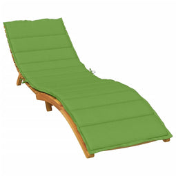 Ligbedkussen 200x60x4 cm stof gemleerd groen