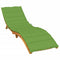 Ligbedkussen 200x60x4 cm stof gemleerd groen