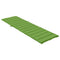 Ligbedkussen 200x60x4 cm stof gemleerd groen