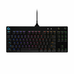 Toetsenbord Logitech 920-010593 Zwart RGB LED Qwerty Spaans Spaans