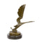 BRONZEN ART DECO OOIEVAAR AUTO MASCOTTE