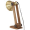 Bureaulamp 25 W E27 23x13x52 cm antiek messing