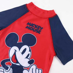 Bad t-shirt Mickey Mouse Rood Maat 3 Jaar