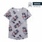 Dames-T-Shirt met Korte Mouwen Minnie Mouse Grijs Maat XS