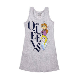 Jurk Frozen Beige Grijs Maat 4 Jaar