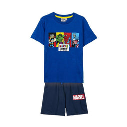 Kledingset The Avengers Blauw Kinderen Maat 8 Jaar