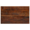 Tafelblad rechthoekig 50x30x2,5 cm massief gerecycled hout
