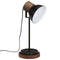 Bureaulamp 25 W E27 17x17x50 cm zwart