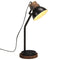 Bureaulamp 25 W E27 18x18x60 cm zwart