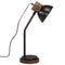 Bureaulamp 25 W E27 18x18x60 cm zwart