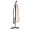 Zweefparasol - beige - opvouwbaar - Ø 3m - 270 cm hoog