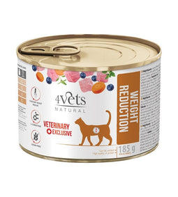 4VETS Natural Weight Reduction - nat kattenvoer - 185g