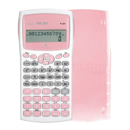 Wetenschappelijke rekenmachine Milan M240 Wit Roze 16,7 x 8,4 x 1,9 cm