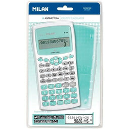 Wetenschappelijke rekenmachine Milan M240 Antibacterial Edition Wit Turkoois 16,7 x 8,4 x 1,9 cm