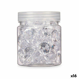 Decoratieve stenen Diamant 150 g Transparant (16 Stuks)