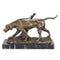 BRONZEN BEELD VAN EEN JACHTHOND