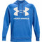 Herenhoodie Under Armour Rival Big Logo Blauw Maat M